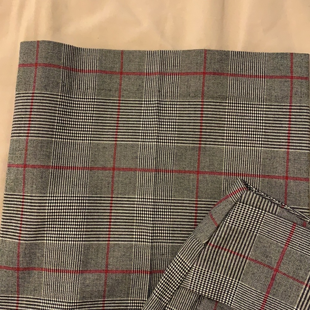 Grey Plaid wide leg culottes Size XS - Picture 5 of 12